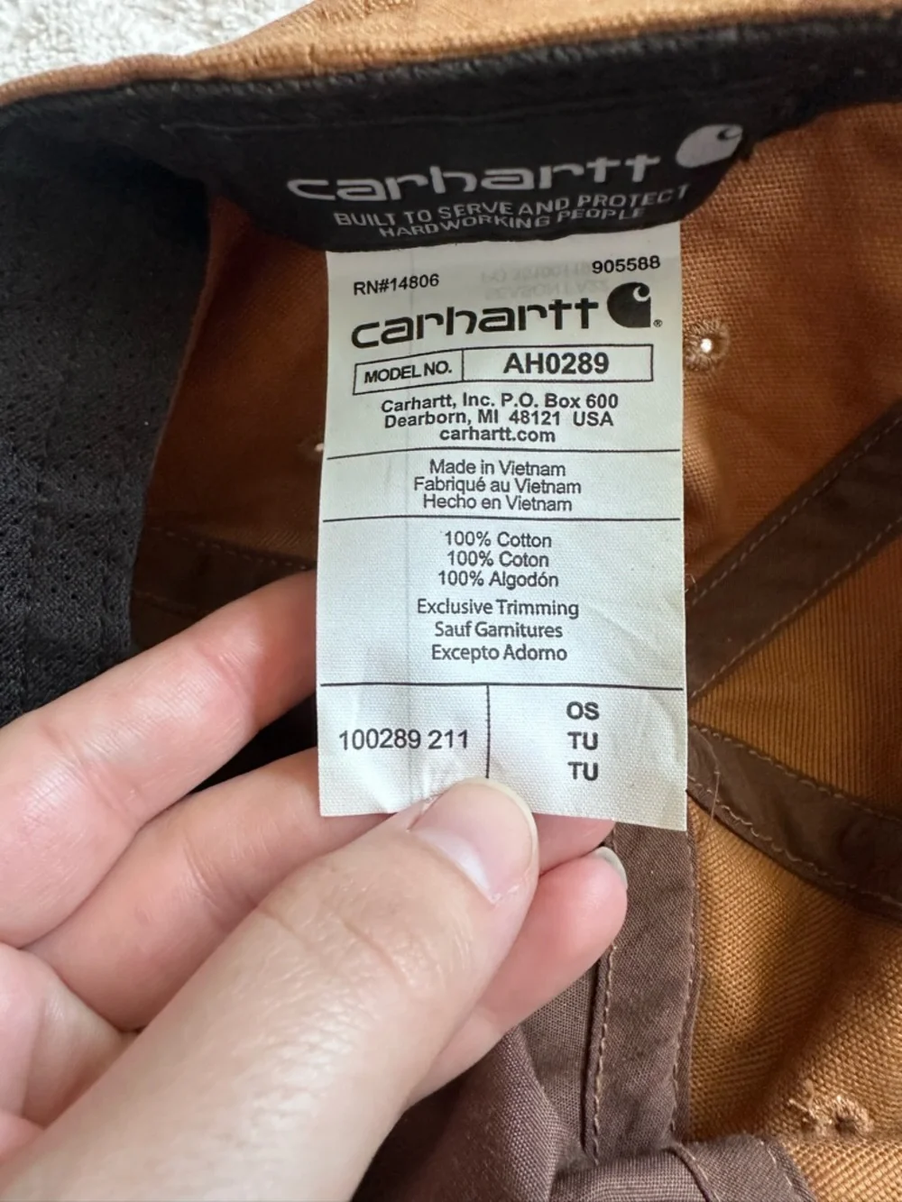 Carhartt | Men's Canvas Logo Baseball Cap